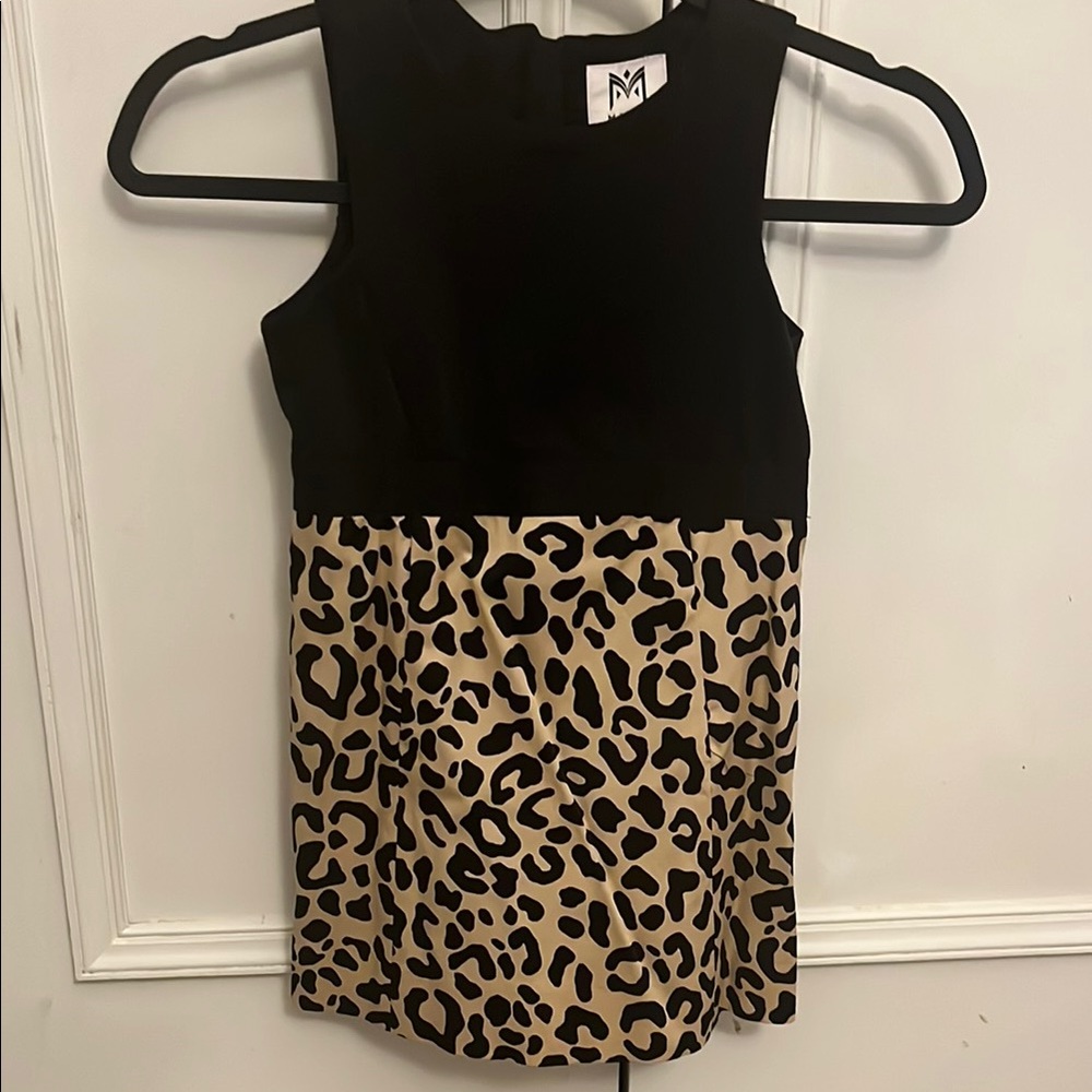 Milly Kids Formal Dress with Leopard Print